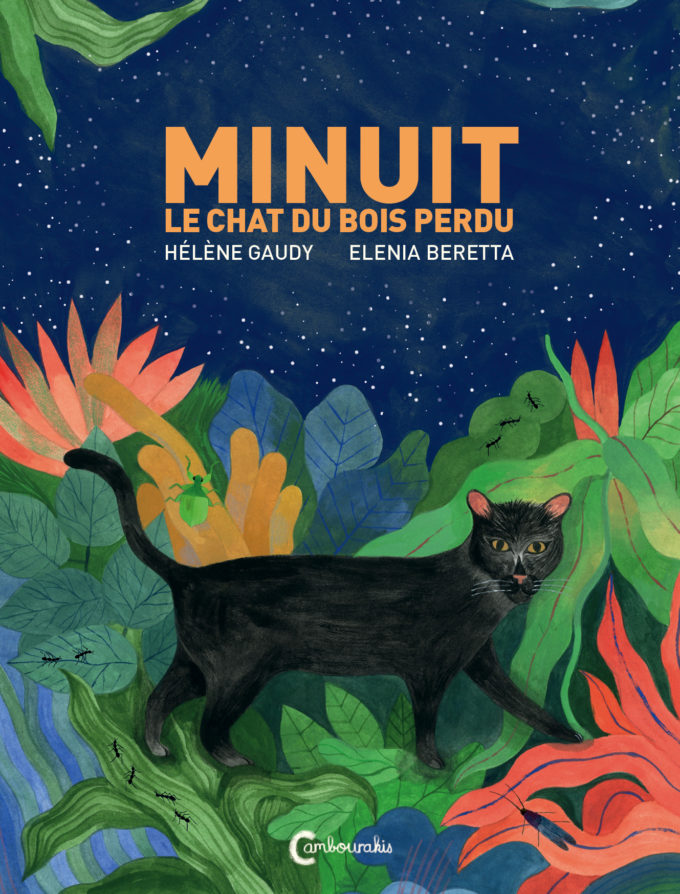 Minuit le chat du bois perdu d'Hélène Gaudy et Elenia Beretta aux éditions Cambourakis