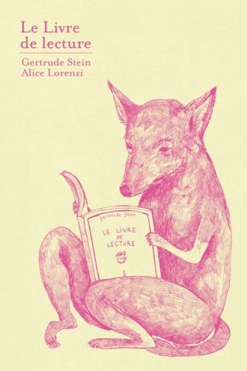 Le livre de lecture Gertrude STEIN Alice LORENZI cambourakis