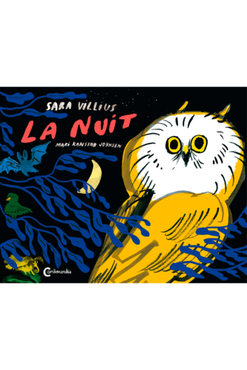 Couverture de l'album jeunesse "La nuit" de Sara Vilnius et Mari Kanstad Johnsen