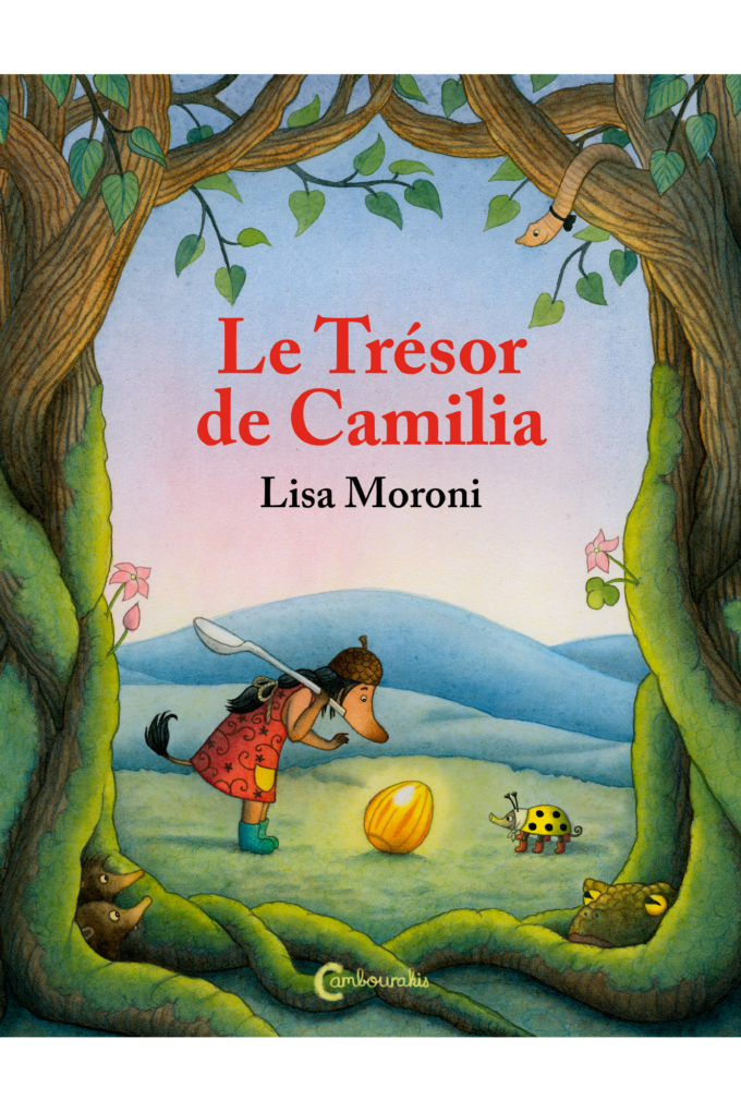 Couverture du Trésor de Camilia, de Lisa Moroni, à paraître le 06 octobre 2021.