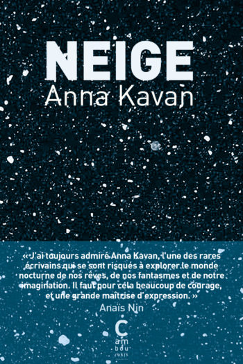 Couverture de Neige, d'Anna Kavan