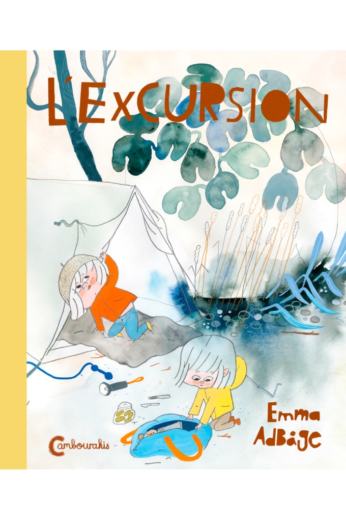 Couverture de "L'Excursion" d'Emma Adbåge, traduit par Catherine Renaud aux éditions Cambourakis
