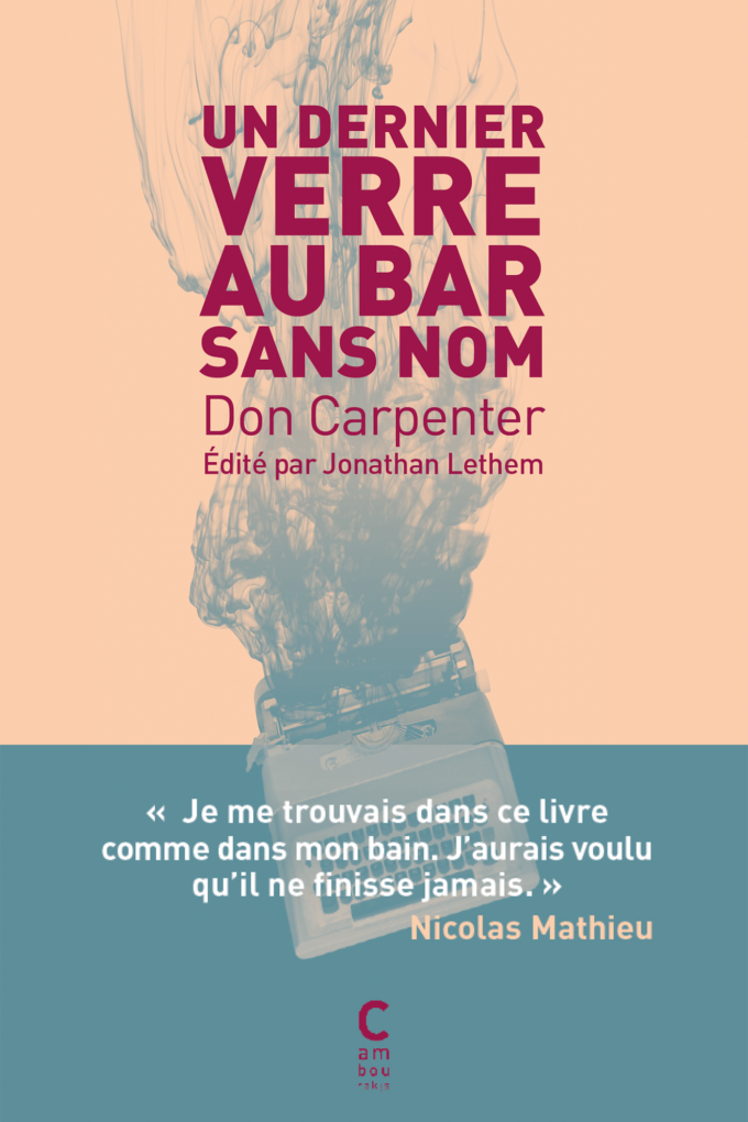 Couverture du roman Un dernier verre au bar sans nom en format poche de Dan Carpenter