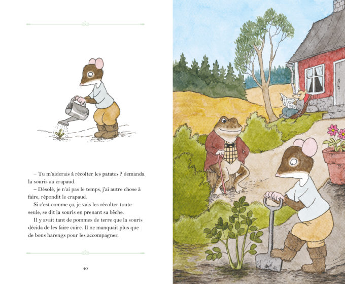 Extrait de l'album "Les contes de Petite Souris" de Riikka Jäntti