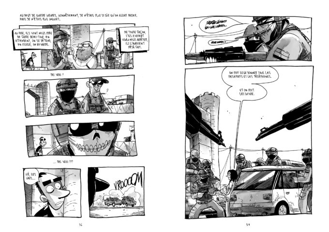 Extrait de la bande dessinée "No sleep till Shengal" de Zerocalcare