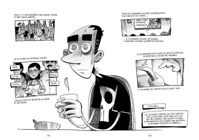 Extrait de la bande dessinée "No sleep till Shengal" de Zerocalcare