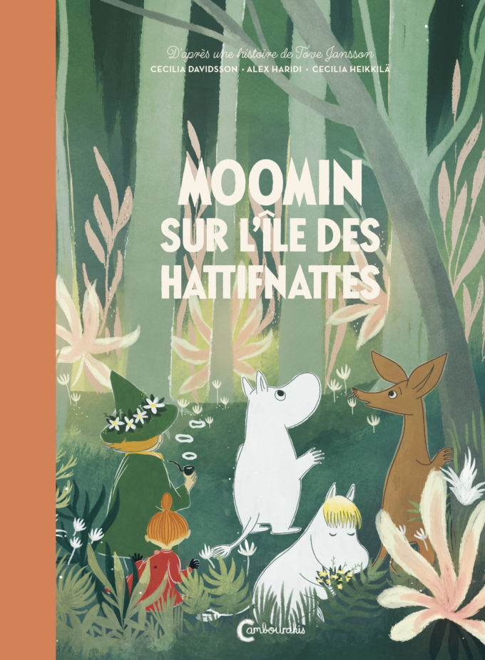 couverture Moomin sur l'île des Hattifnattes